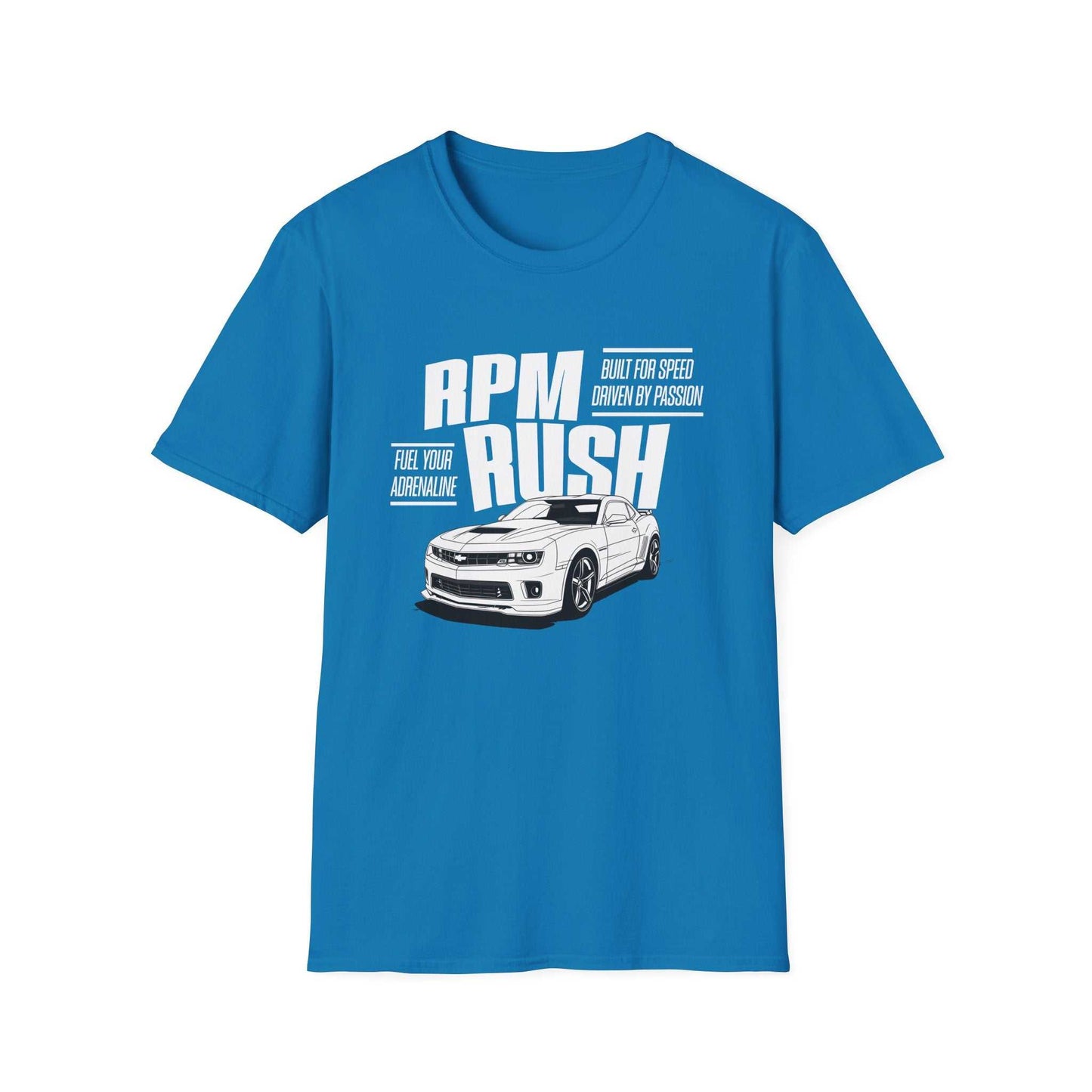 RPM RUSH. Fuel Your Adrenaline. Unisex Softstyle T-Shirt