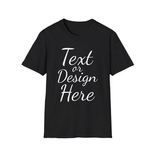 Customizable T Shirt - Unisex Softstyle