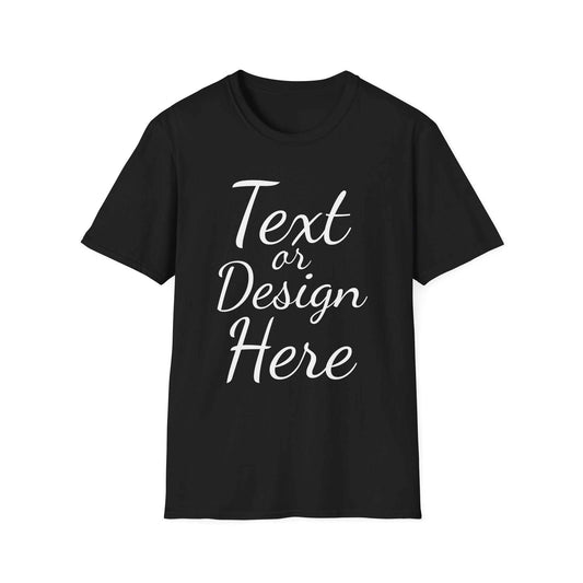 Customizable T Shirt - Unisex Softstyle