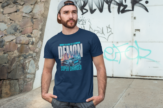 City Night Demon T-Shirt, , Demon Super Charged Graphic,