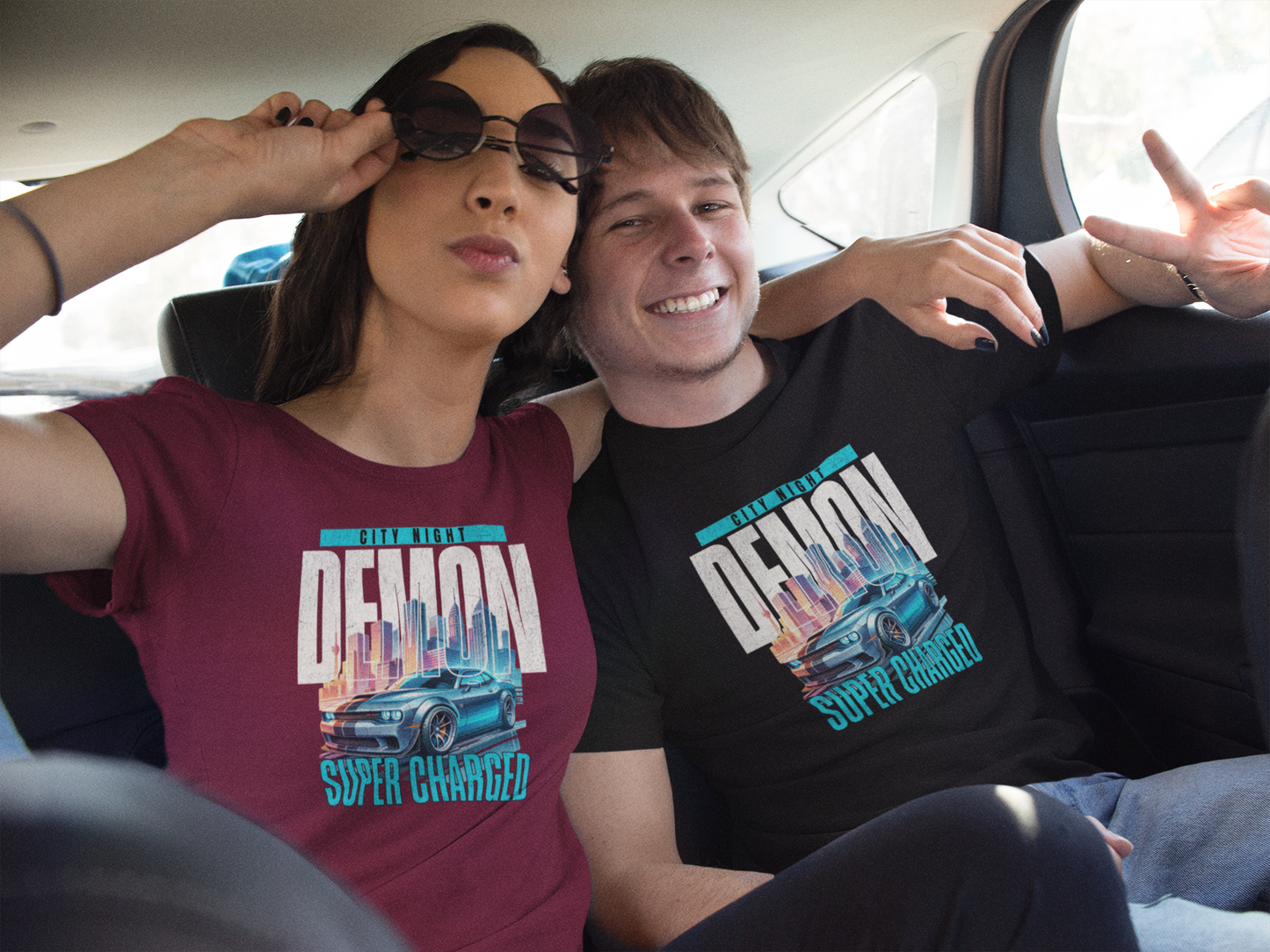 City Night Demon T-Shirt, , Demon Super Charged Graphic,