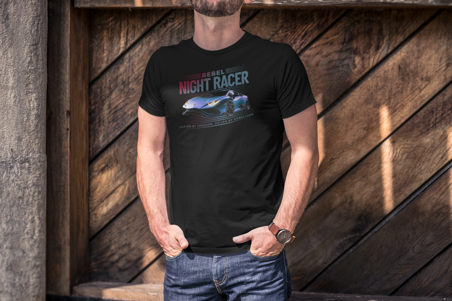 Rebel Night Racer Lambo T-Shirt.