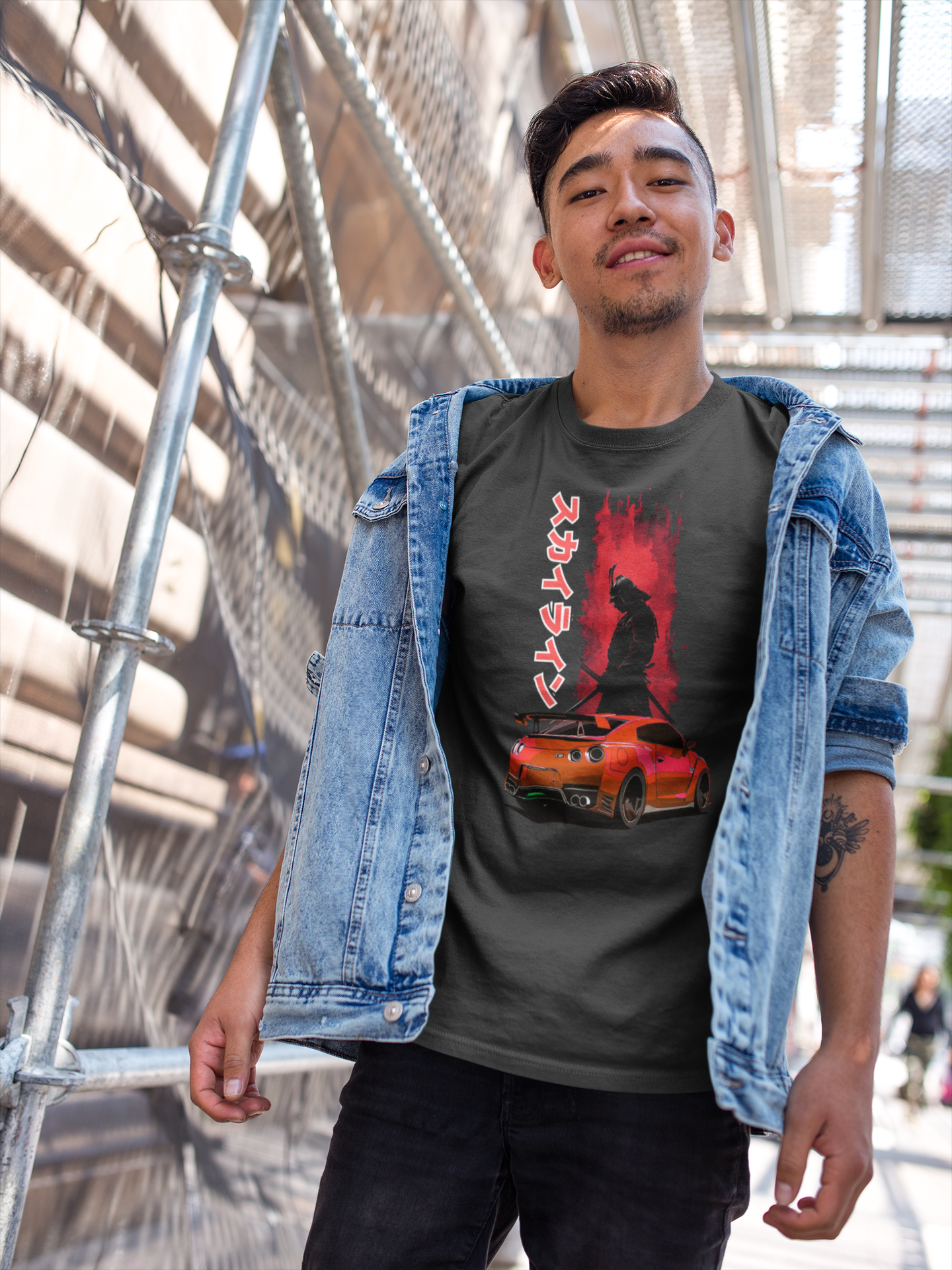 GT-R With the Soul of A Samurai Inspired  T-Shirt,