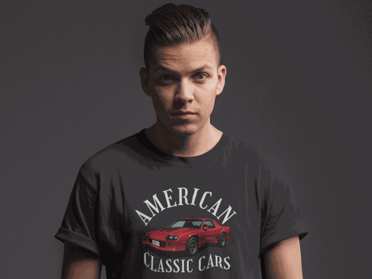American Classic Cars IROC Tri-Blend Tee.