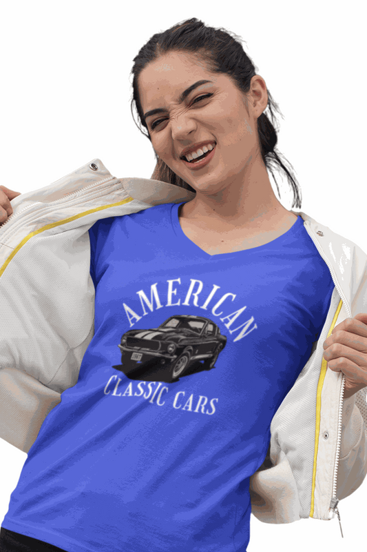 American Classic Cars Mustang Unisex Tri-Blend Crew Tee