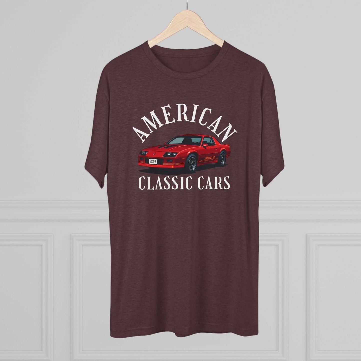 American Classic Cars IROC Tri-Blend Tee.