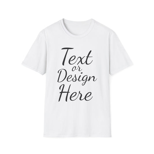 Customizable T Shirt - Unisex Softstyle