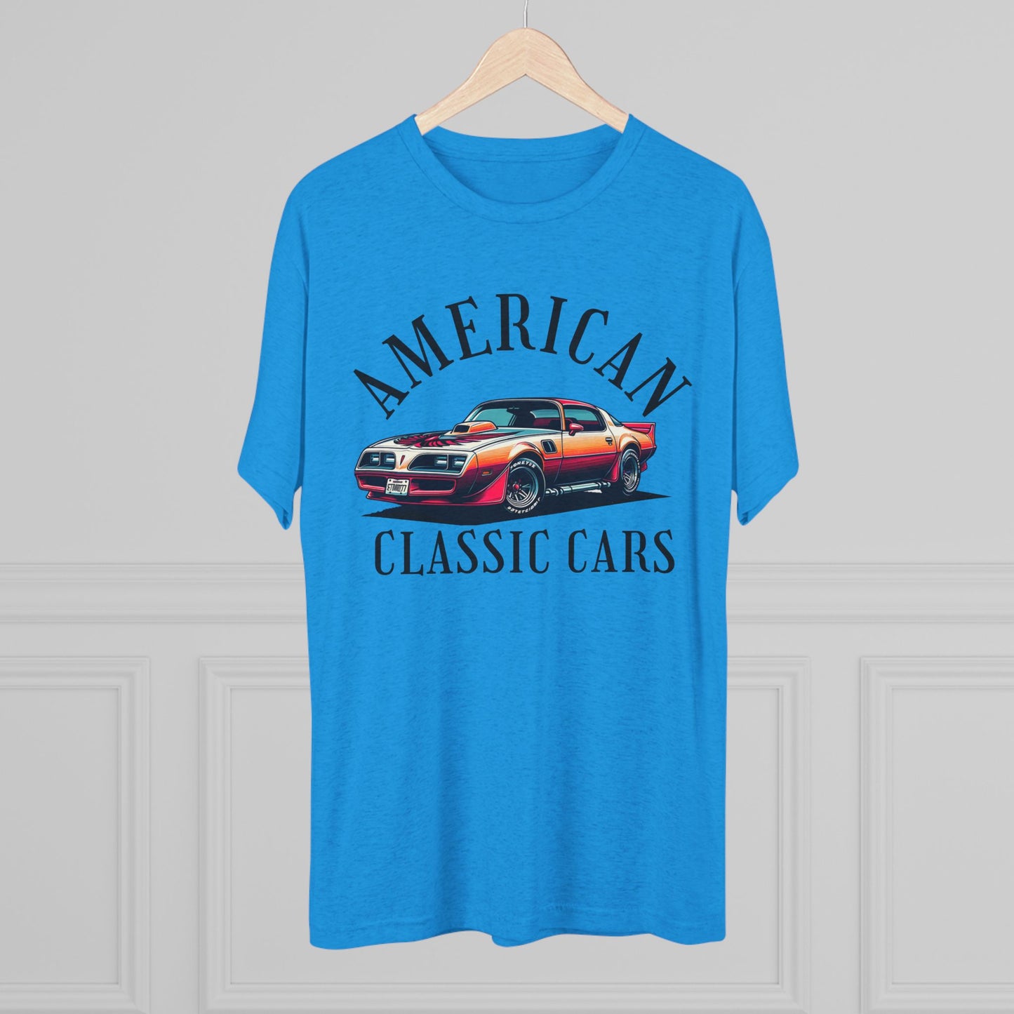 American Classic Cars Trans AM Unisex Tri-Blend Crew Tee,