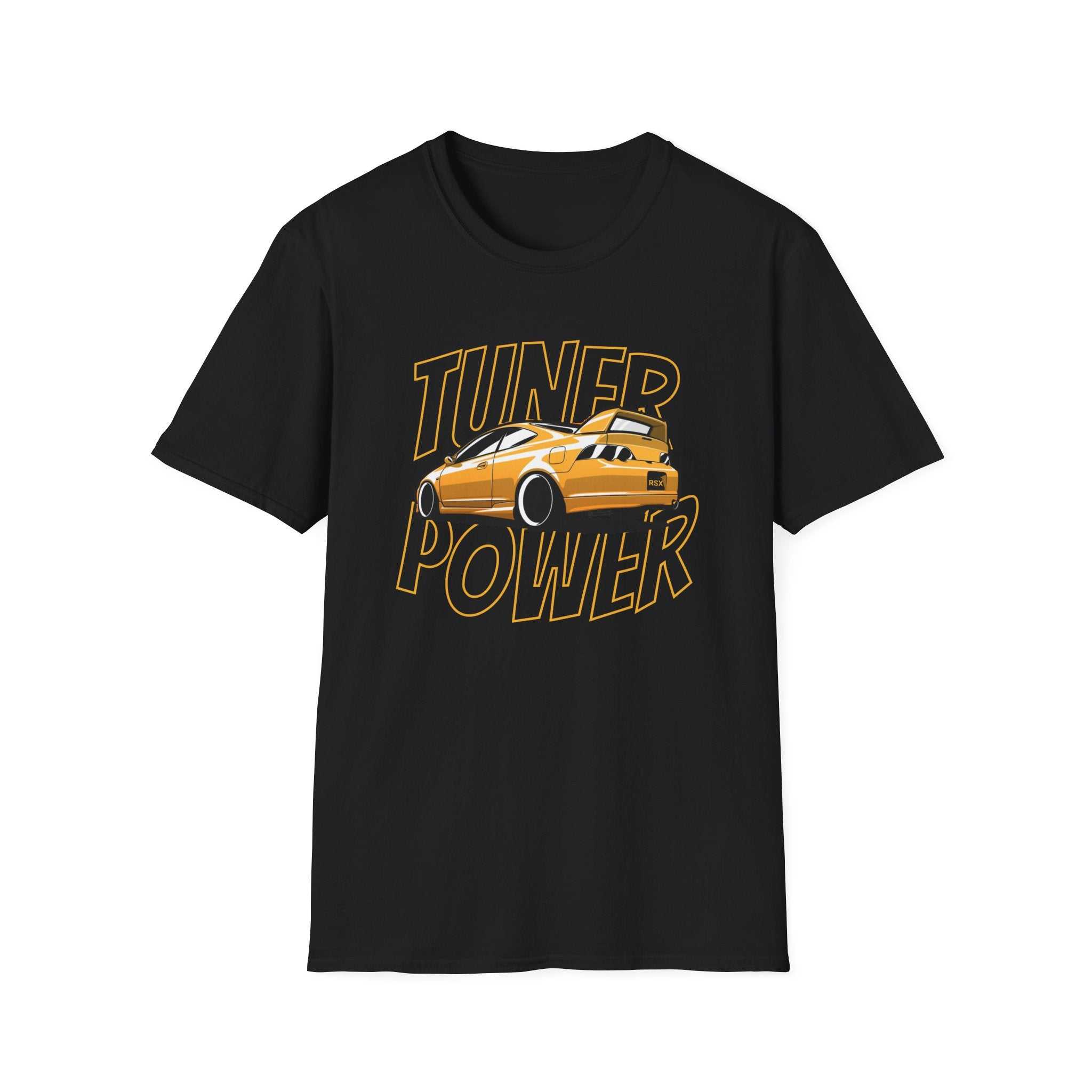 Unisex RSX Tuner Power graphic tee for car enthusiasts in soft breathable cotton