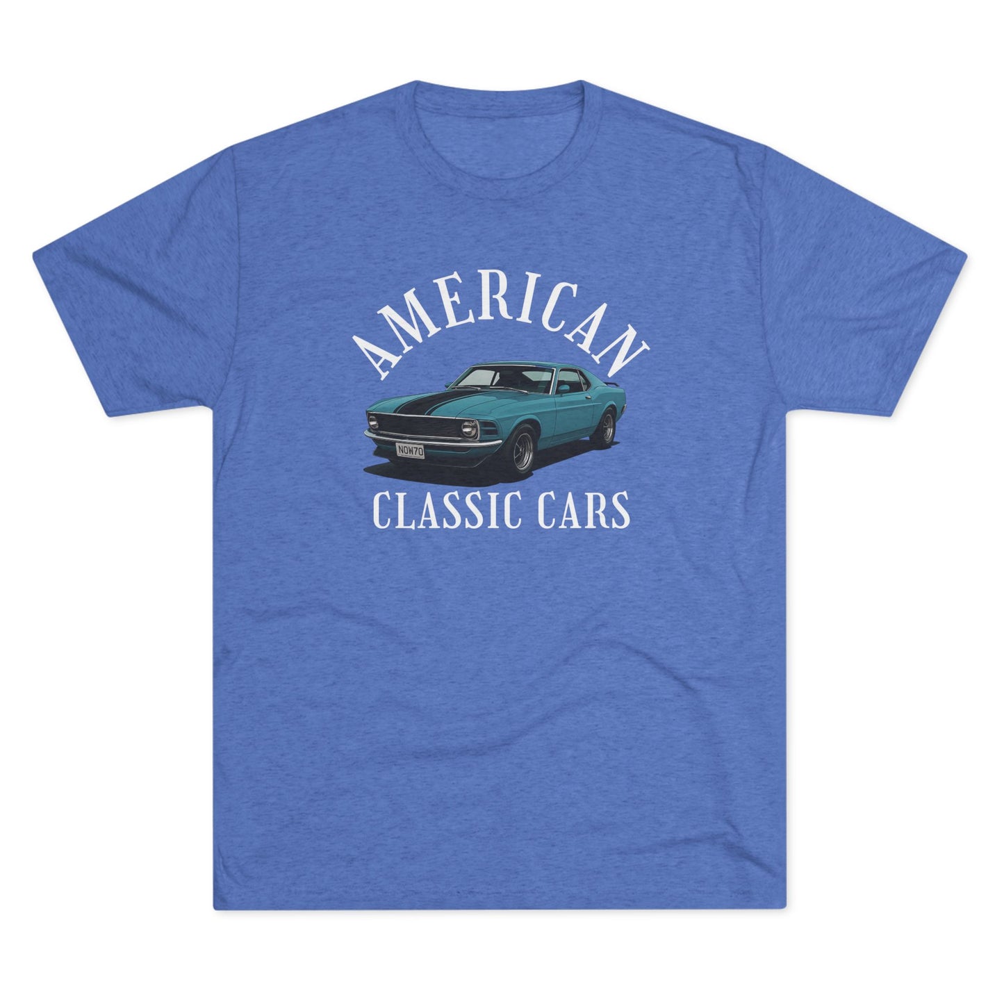 American Classic Cars Mach . Unisex Tri-Blend Crew Tee.
