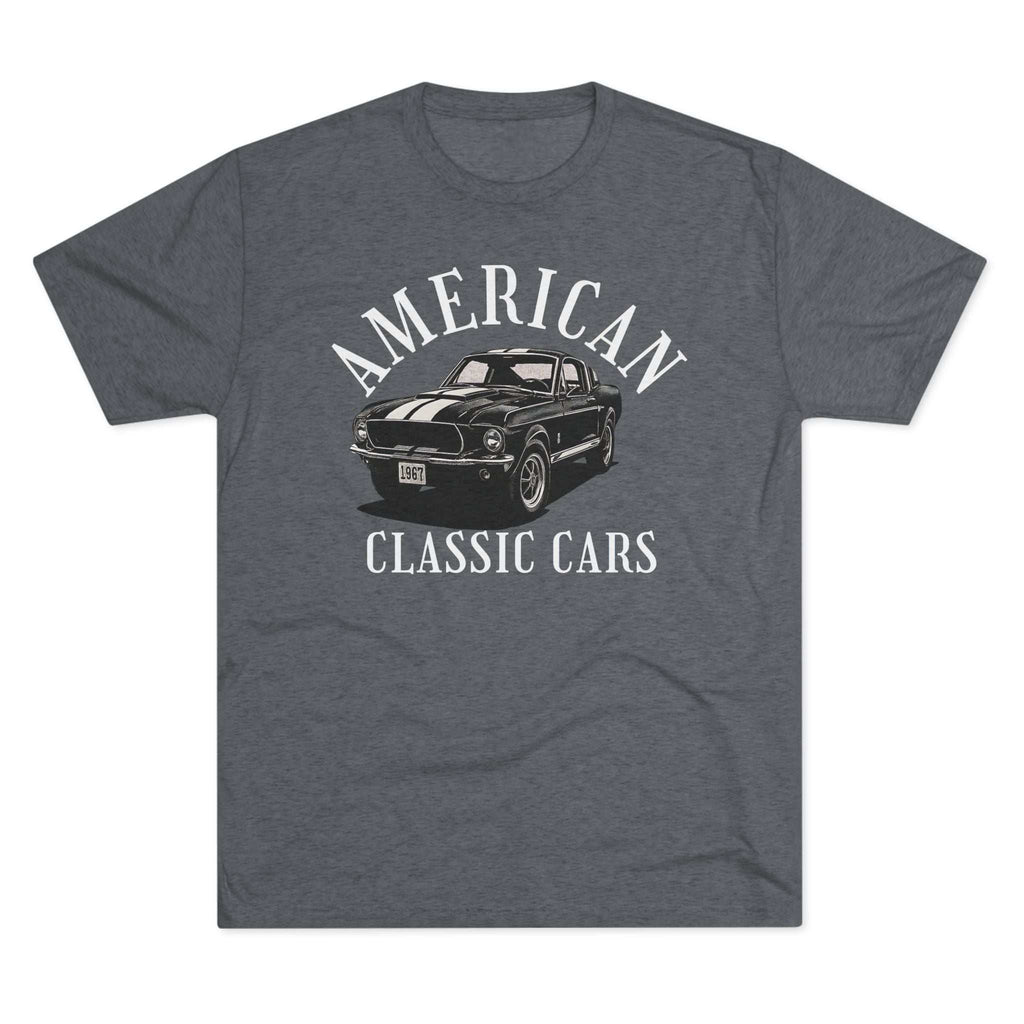American Classic Cars Mustang Unisex Tri-Blend Crew Tee