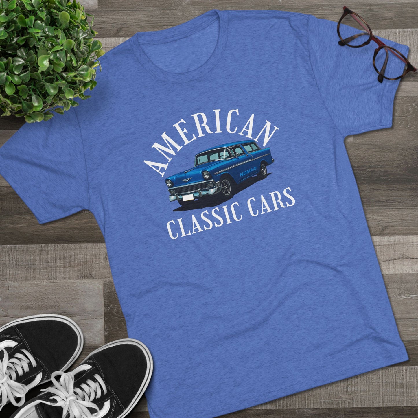 American Classic Cars Nomad Unisex Tri-Blend Crew Tee.