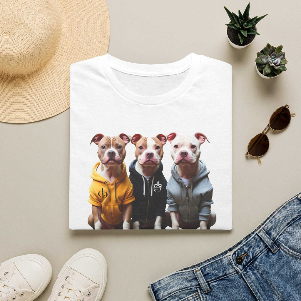 Cute Puppies Design Unisex T-Shirt, Pet Lover Gift, Animal Rescue Support Tee, Casual Wear, Perfect for Dog Lovers