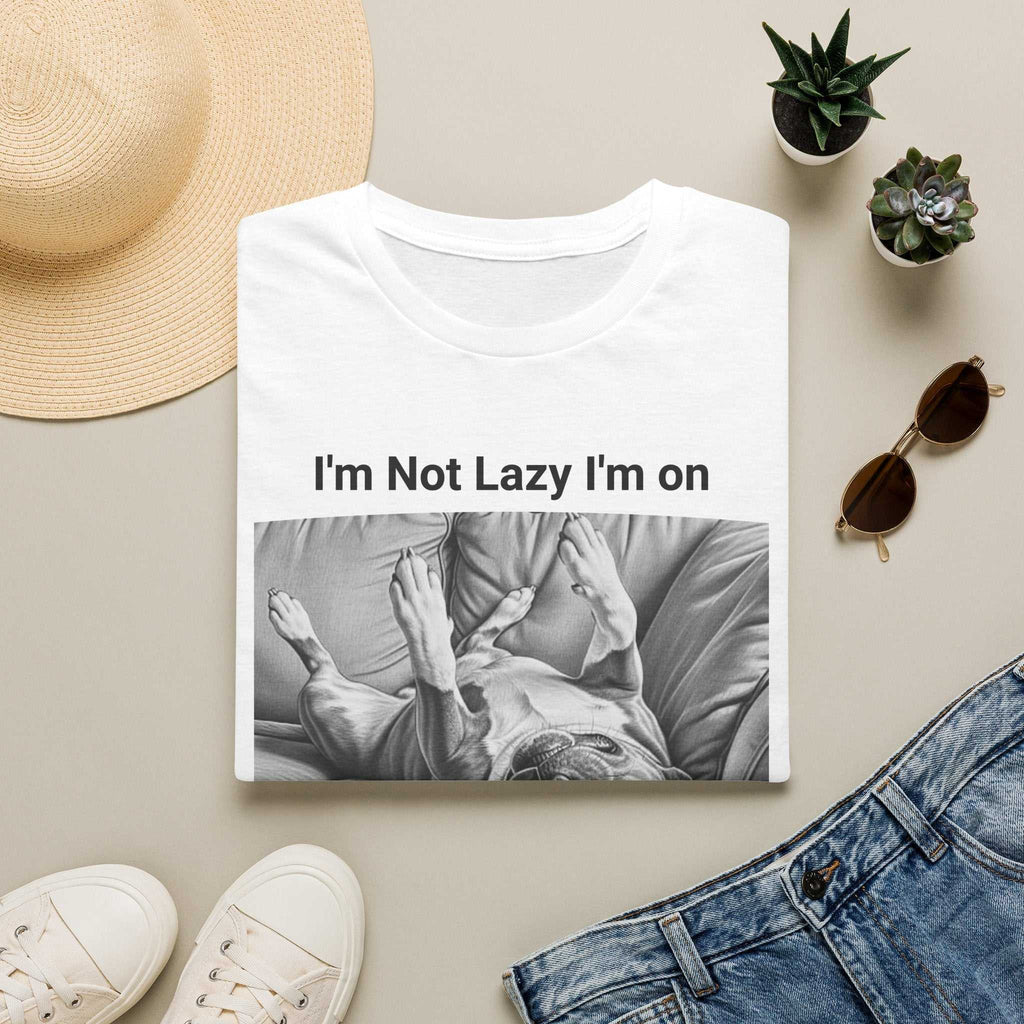 Dog Lover  - I'm not lazy I'm in saving mode Softstyle T-Shirt.