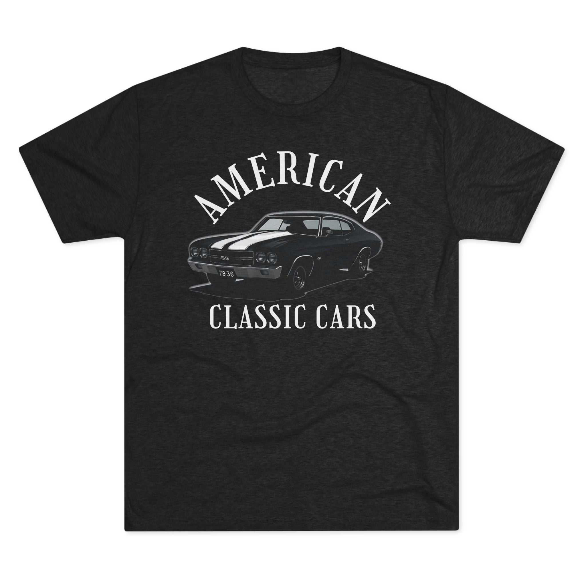 Unisex American Classic Cars Chevelle crew tee vintage car design