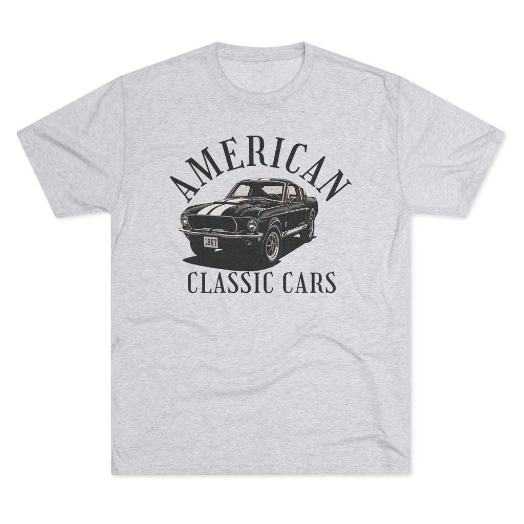 American Classic Cars Mustang Unisex Tri-Blend Crew Tee