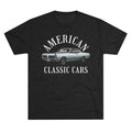 Unisex tri-blend vintage American Classic Cars 67 GTO t-shirt for car enthusiasts