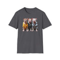 Cute Puppies Design Unisex T-Shirt, Pet Lover Gift, Animal Rescue Support Tee, Casual Wear, Perfect for Dog Lovers