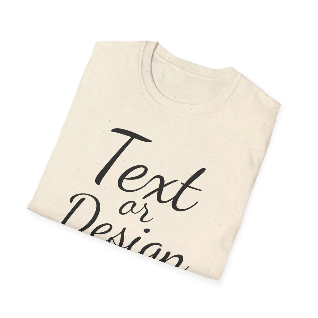Customizable T Shirt - Unisex Softstyle