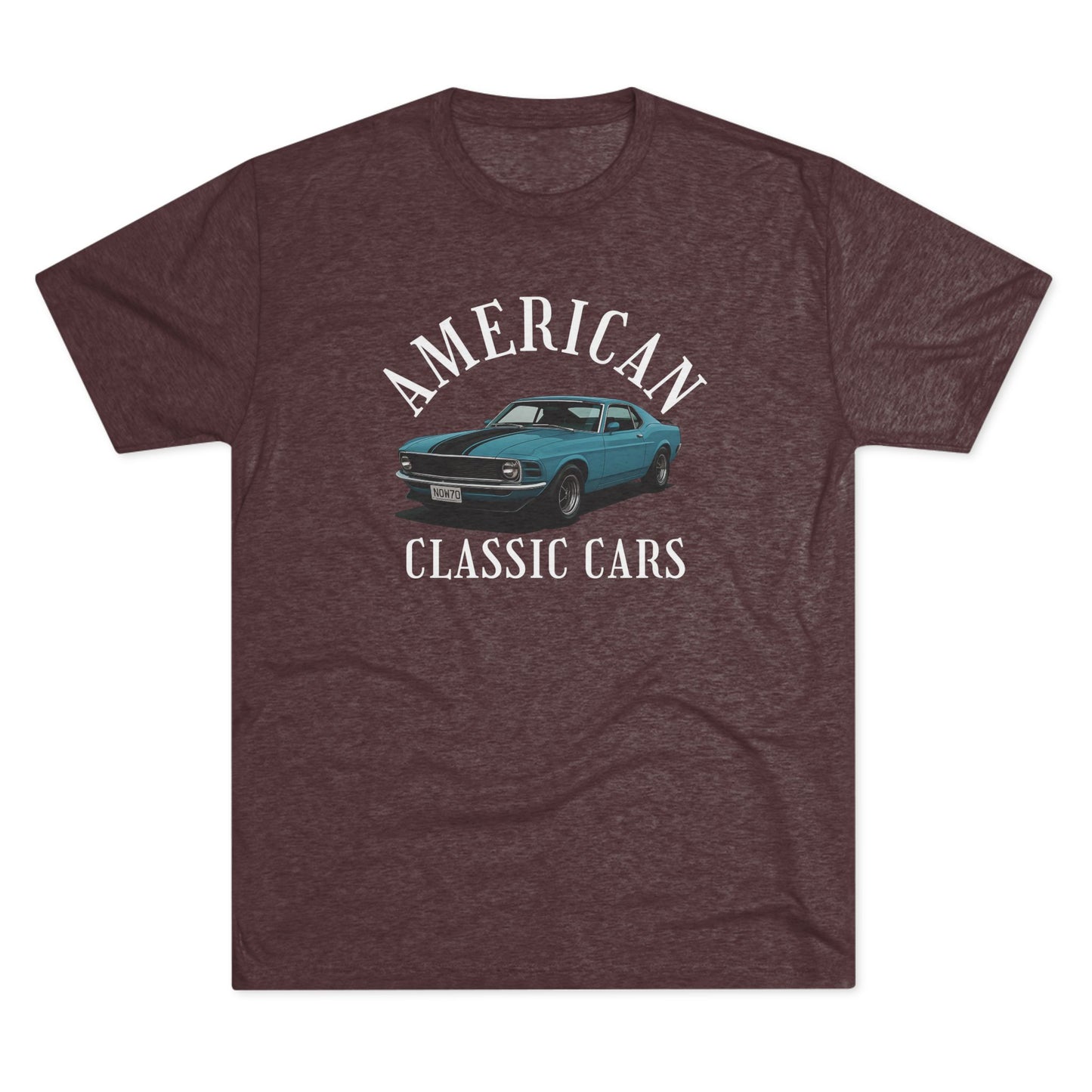 American Classic Cars Mach . Unisex Tri-Blend Crew Tee.