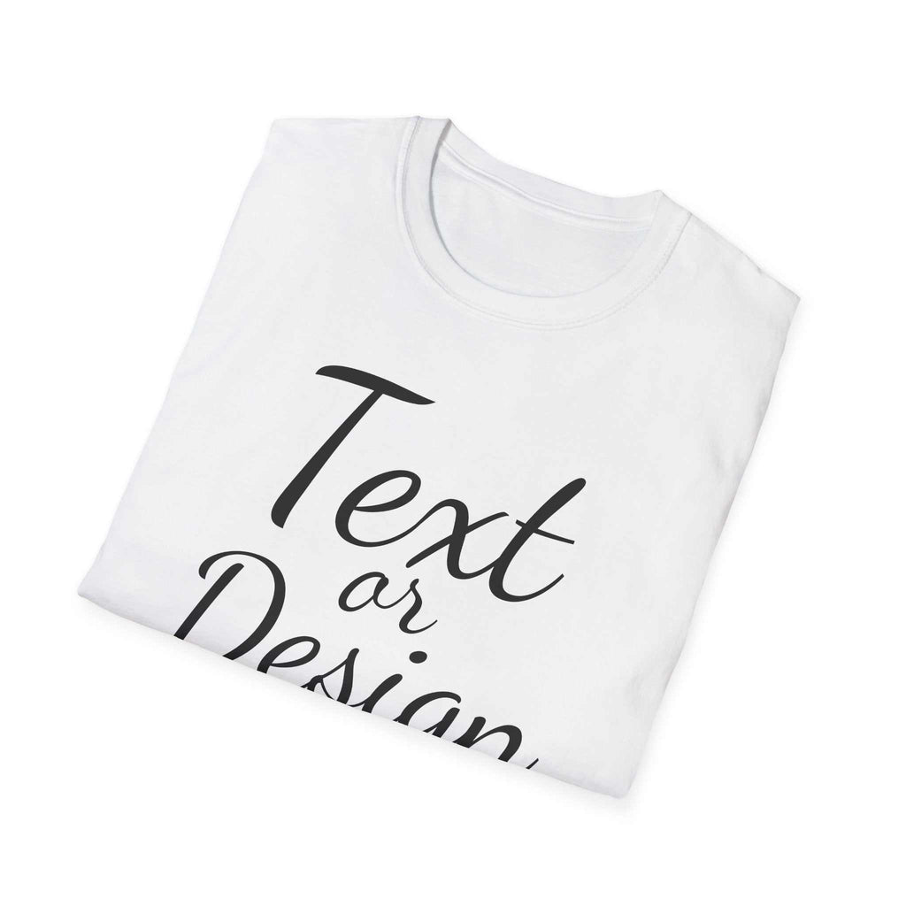 Customizable T Shirt - Unisex Softstyle