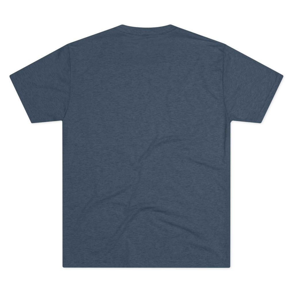 Classic muscle car graphic on lightweight tri-blend charcoal t-shirt with muted teal vintage design