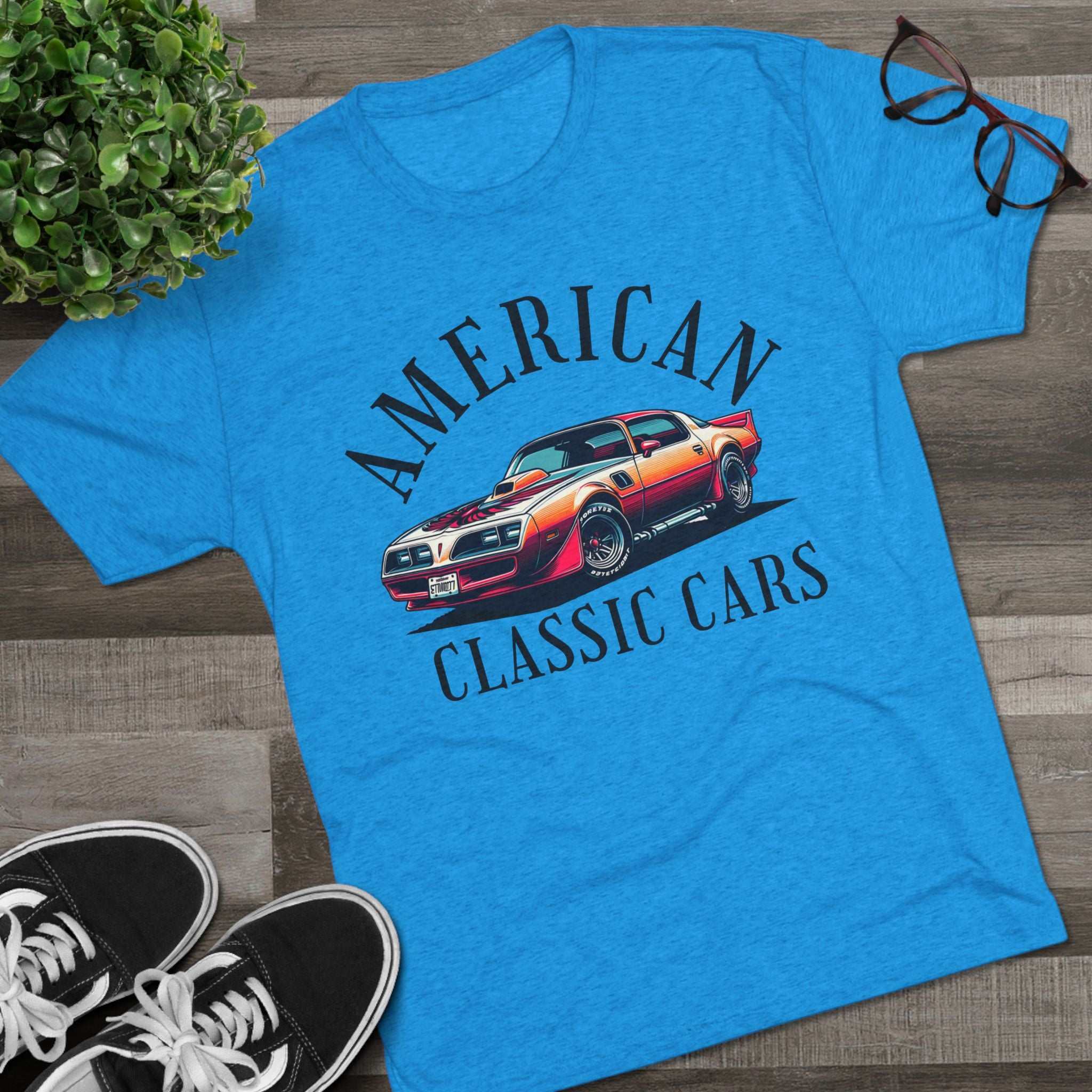 American Classic Cars Trans AM Unisex Tri-Blend Crew Tee,