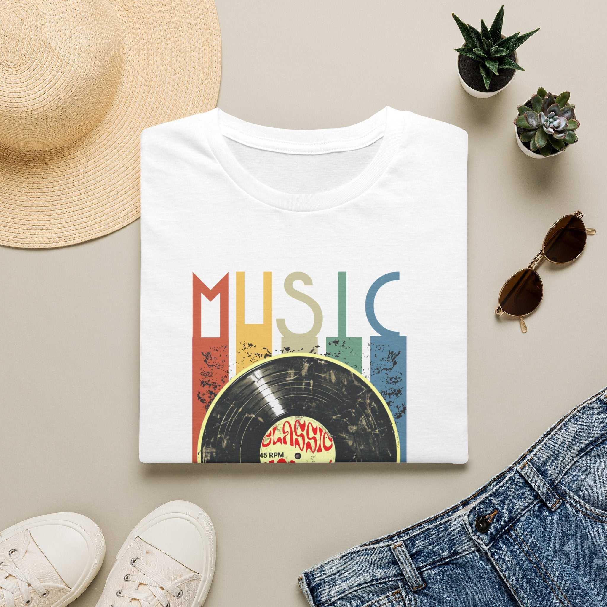 Retro Music Vinyl T-Shirt | Unisex Softstyle | Perfect Gift for Music Lovers, Concerts, Birthdays, Music Festivals, Casual Wear