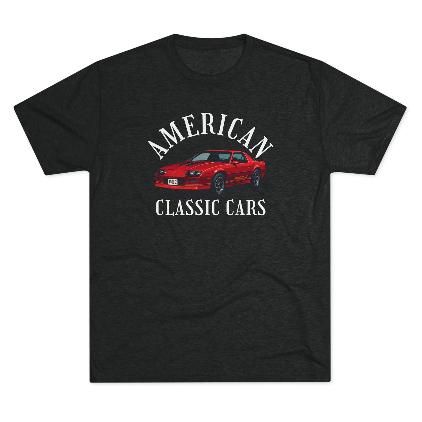 American Classic Cars IROC Tri-Blend Tee.