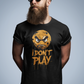 I Don't Play Angry Emoji Graphic T-Shirt, Fun Casual Wear, Gift for Gamers, Birthday Present, Statement Tee, Unisex Softstyle Shirt