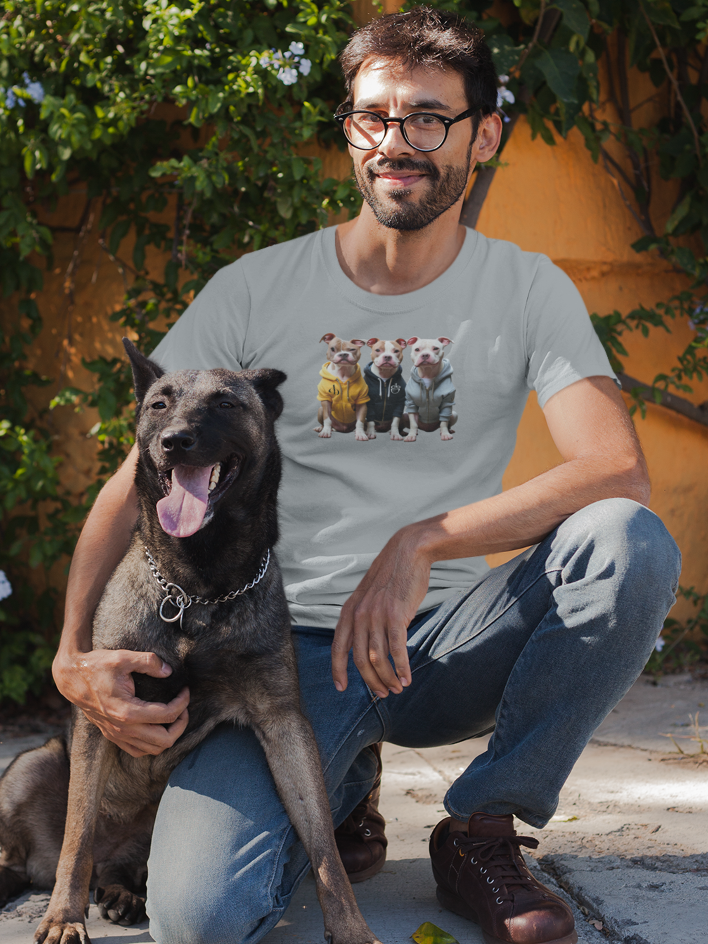 Cute Puppies Design Unisex T-Shirt, Pet Lover Gift, Animal Rescue Support Tee, Casual Wear, Perfect for Dog Lovers