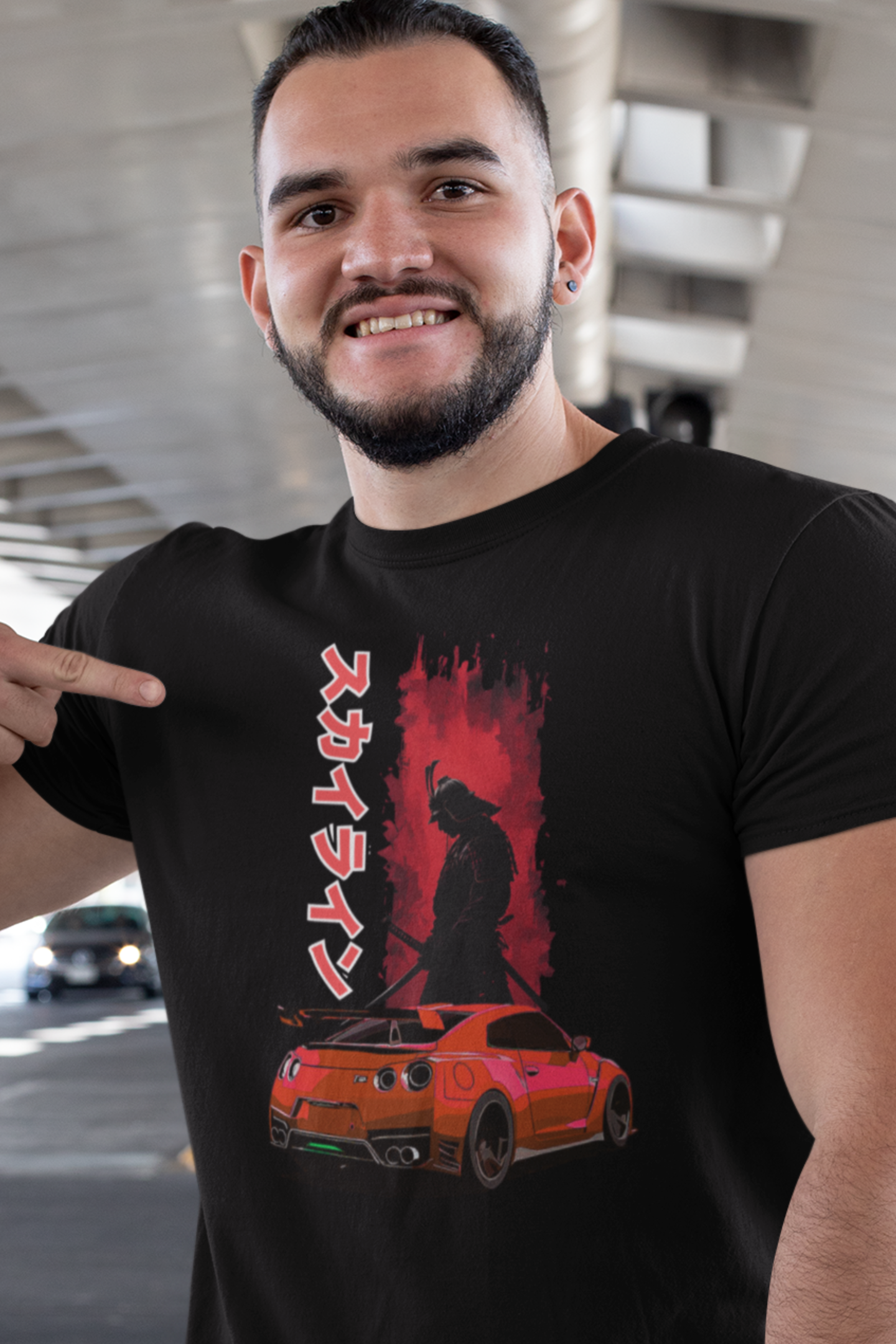 GT-R With the Soul of A Samurai Inspired  T-Shirt,