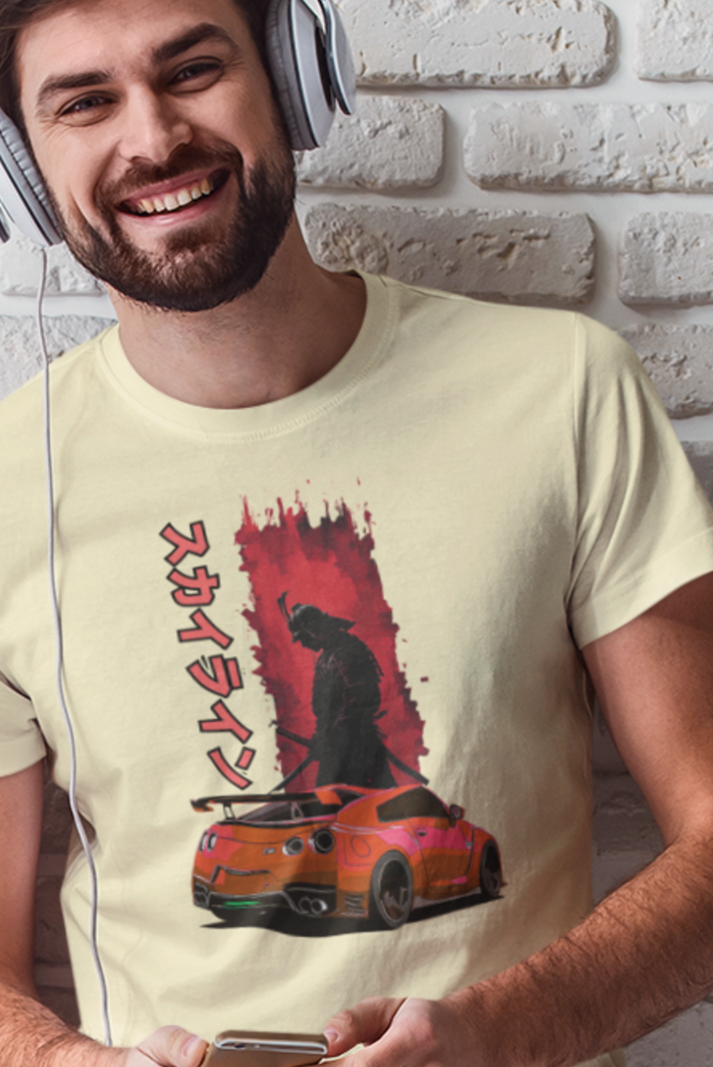 GT-R With the Soul of A Samurai Inspired  T-Shirt,