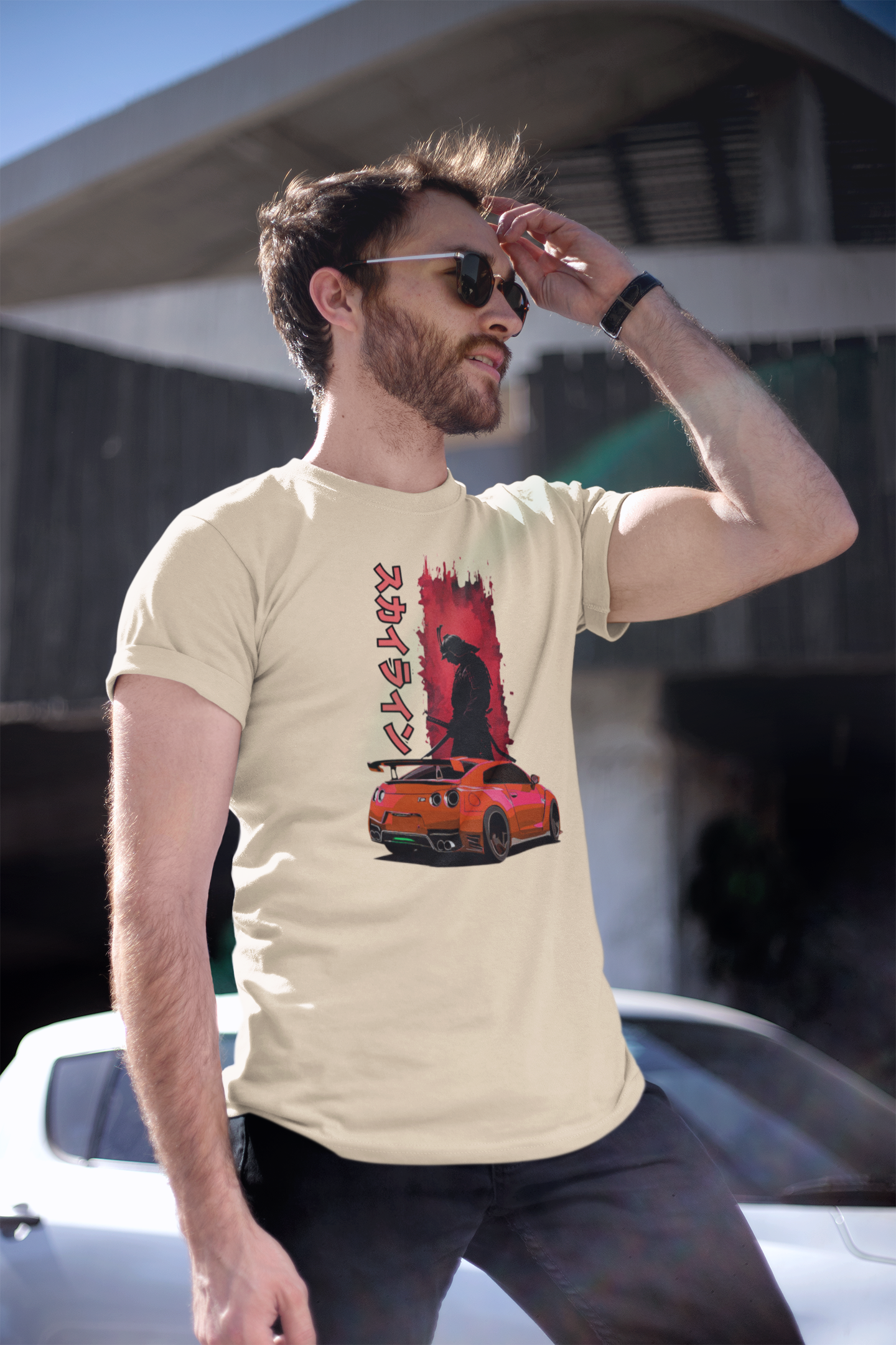 GT-R With the Soul of A Samurai Inspired  T-Shirt,