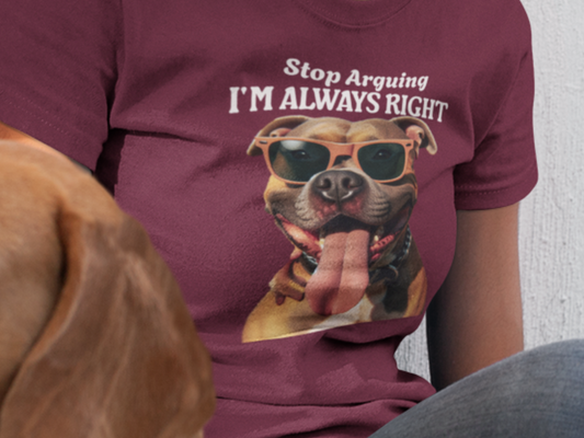 Pitbulls / Dogs Are Always Right, Don't Argue With Them.