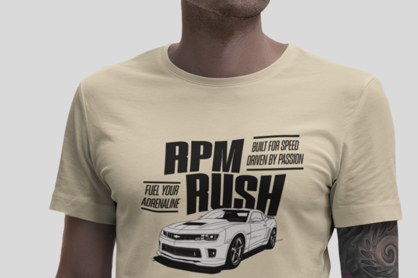 RPM RUSH. Fuel Your Adrenaline.  Unisex Softstyle T-Shirt