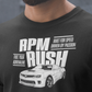 RPM RUSH. Fuel Your Adrenaline.  Unisex Softstyle T-Shirt