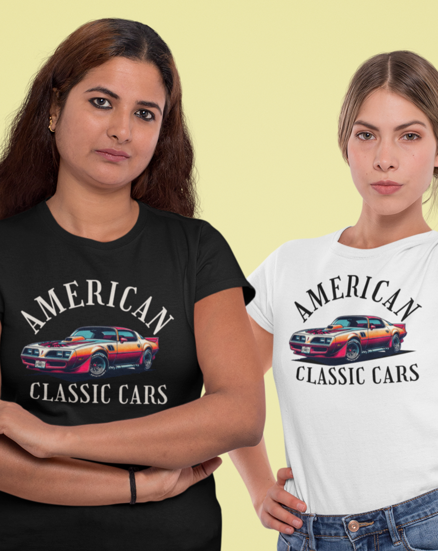 American Classic Cars Trans AM Unisex Tri-Blend Crew Tee,