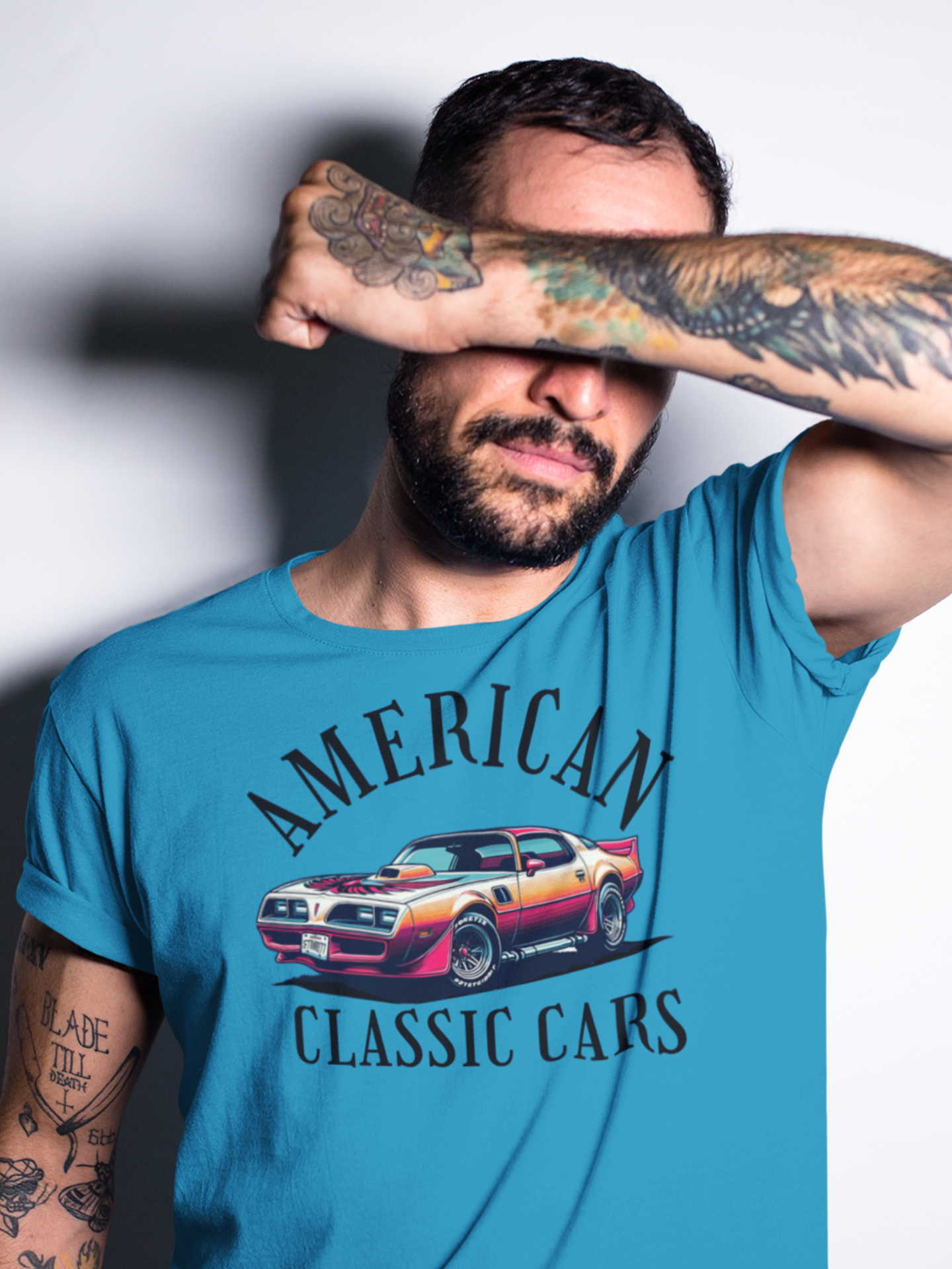 American Classic Cars Trans AM Unisex Tri-Blend Crew Tee,