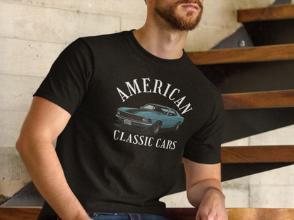 American Classic Cars Mach . Unisex Tri-Blend Crew Tee.