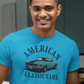 American Classic Cars Mach . Unisex Tri-Blend Crew Tee.