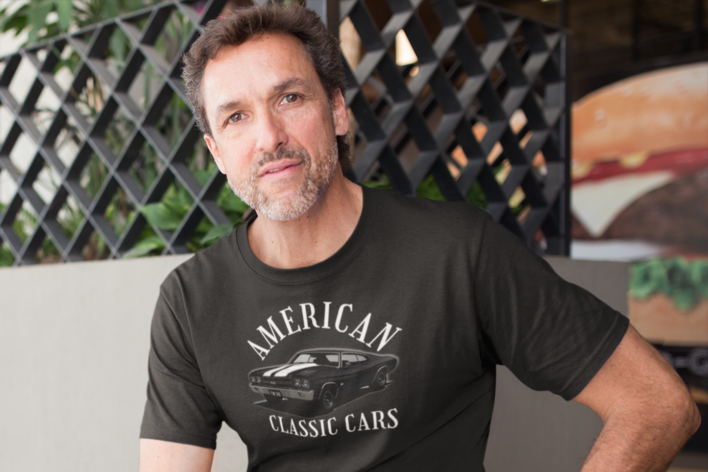 American Classic Cars Unisex Chevelle Crew Tee.