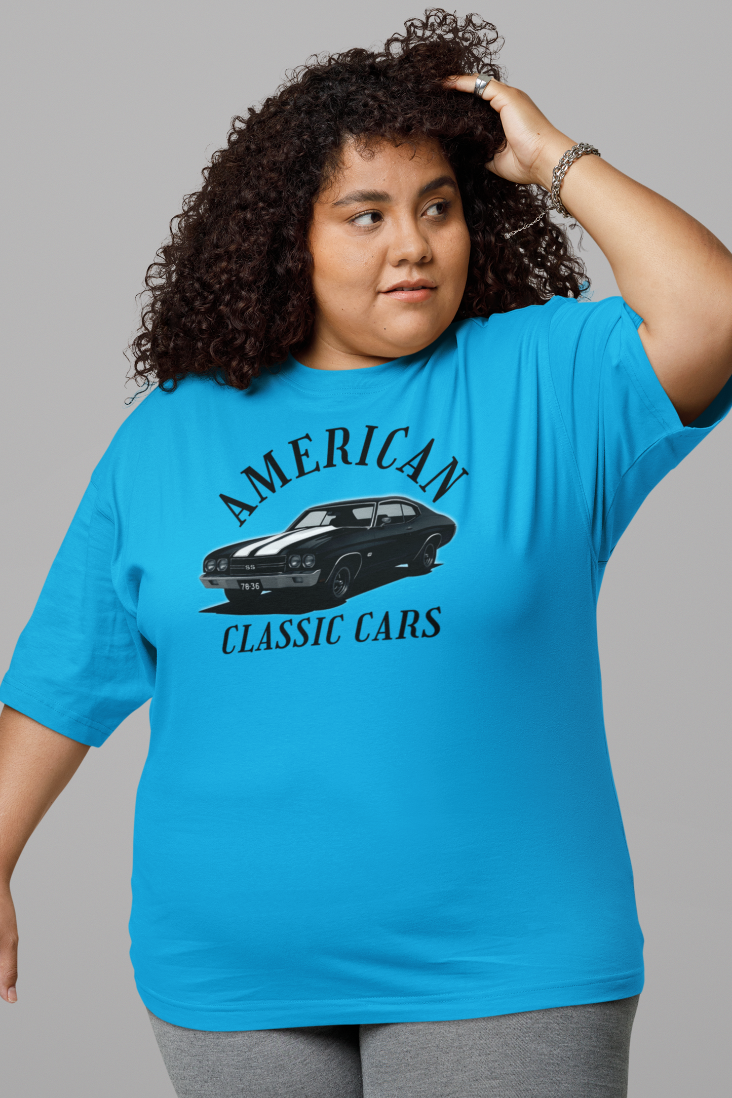 American Classic Cars Unisex Chevelle Crew Tee.