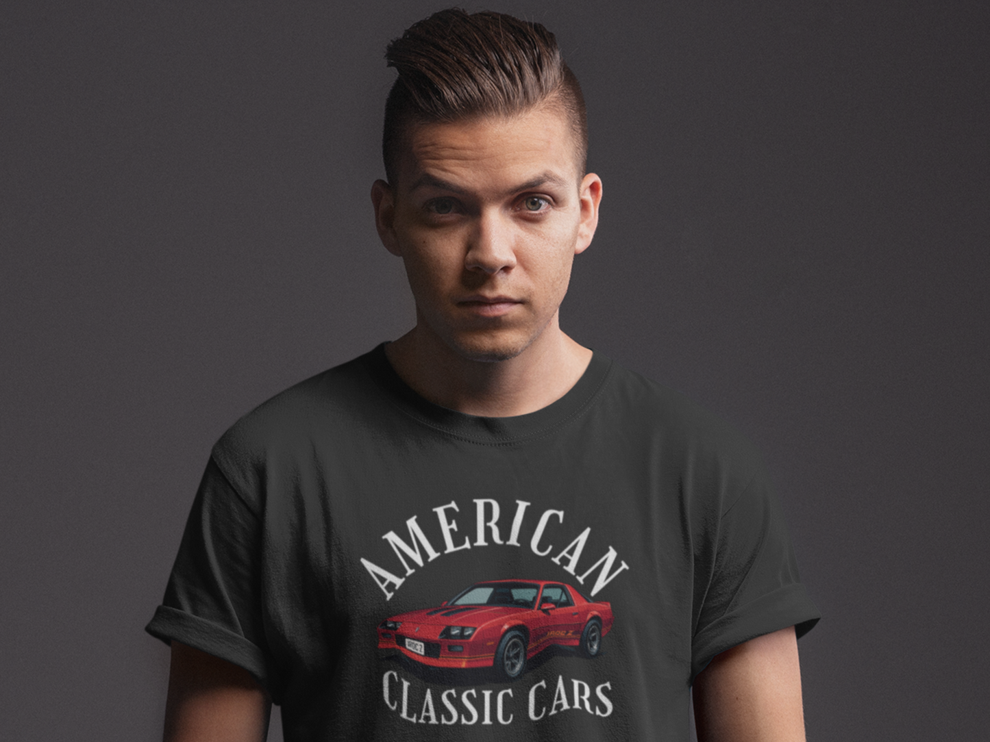 American Classic Cars IROC Tri-Blend Tee.