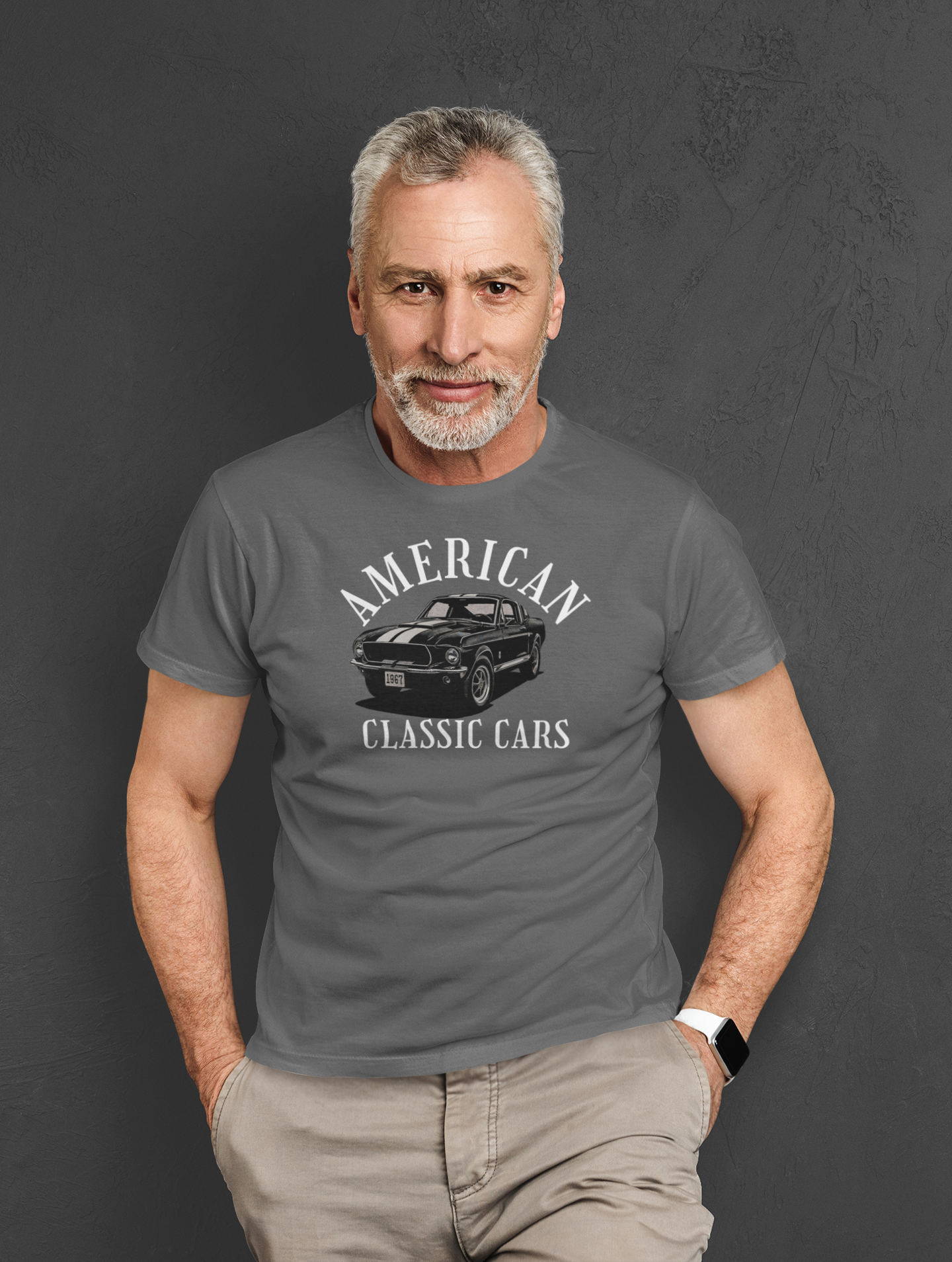 American Classic Cars Mustang Unisex Tri-Blend Crew Tee