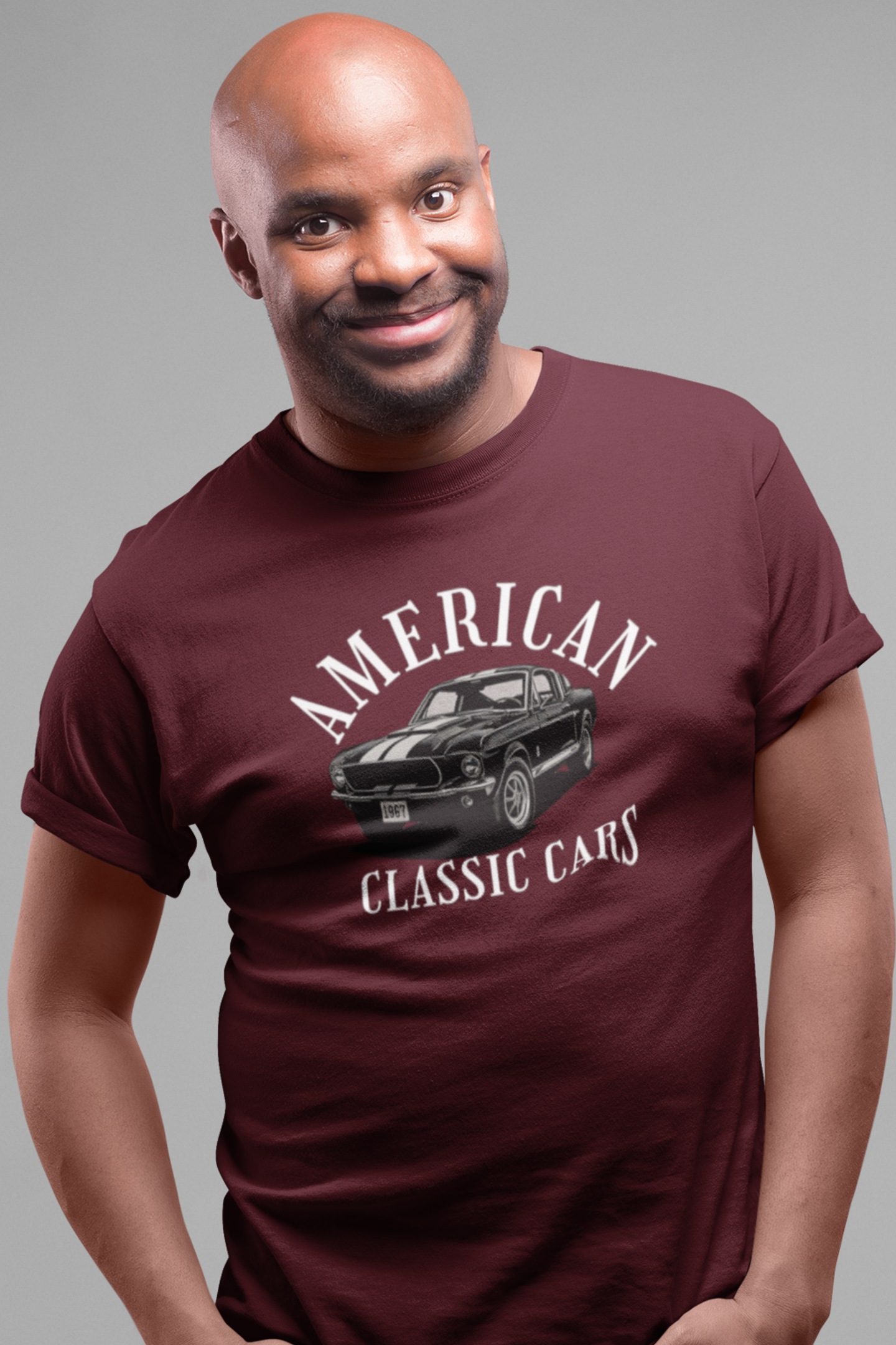 American Classic Cars Mustang Unisex Tri-Blend Crew Tee