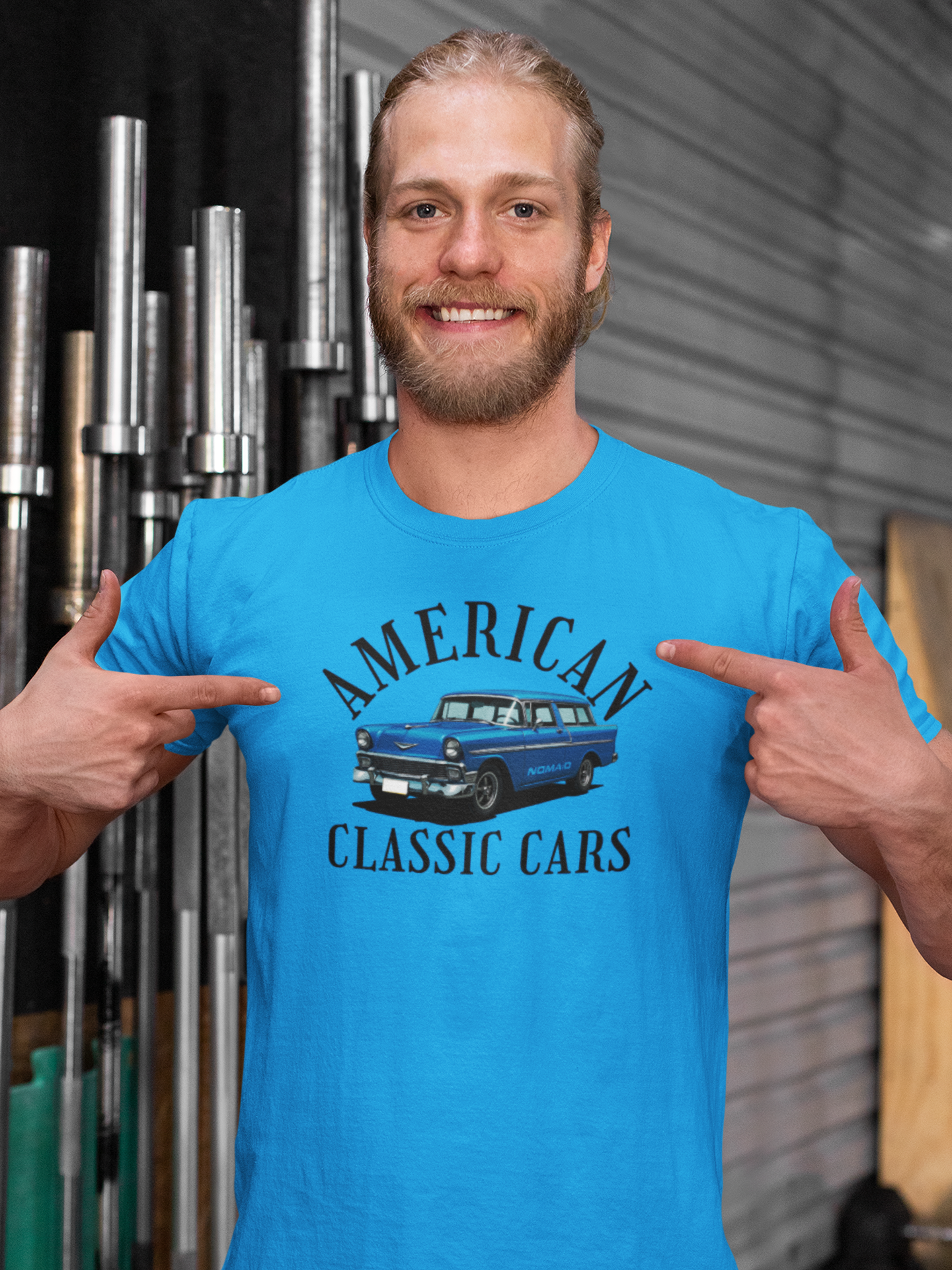 American Classic Cars Nomad Unisex Tri-Blend Crew Tee.