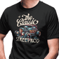 Classic Street Rod Tee — Vintage Hot Rod Car Graphic Shirt. Tri-Blend