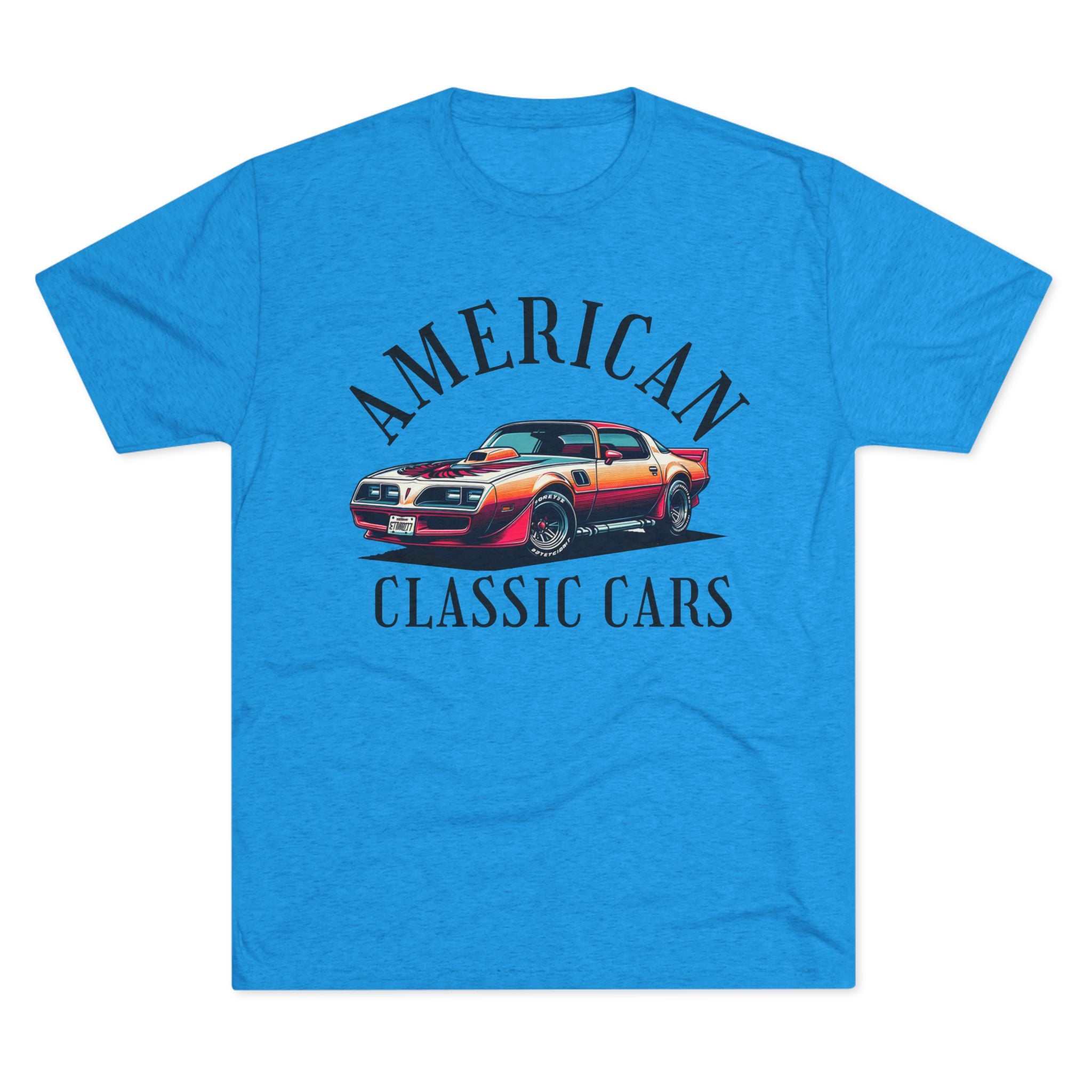 American Classic Cars Trans AM Unisex Tri-Blend Crew Tee,