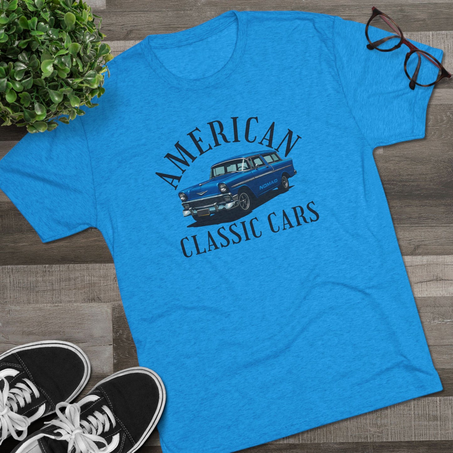 American Classic Cars Nomad Unisex Tri-Blend Crew Tee.